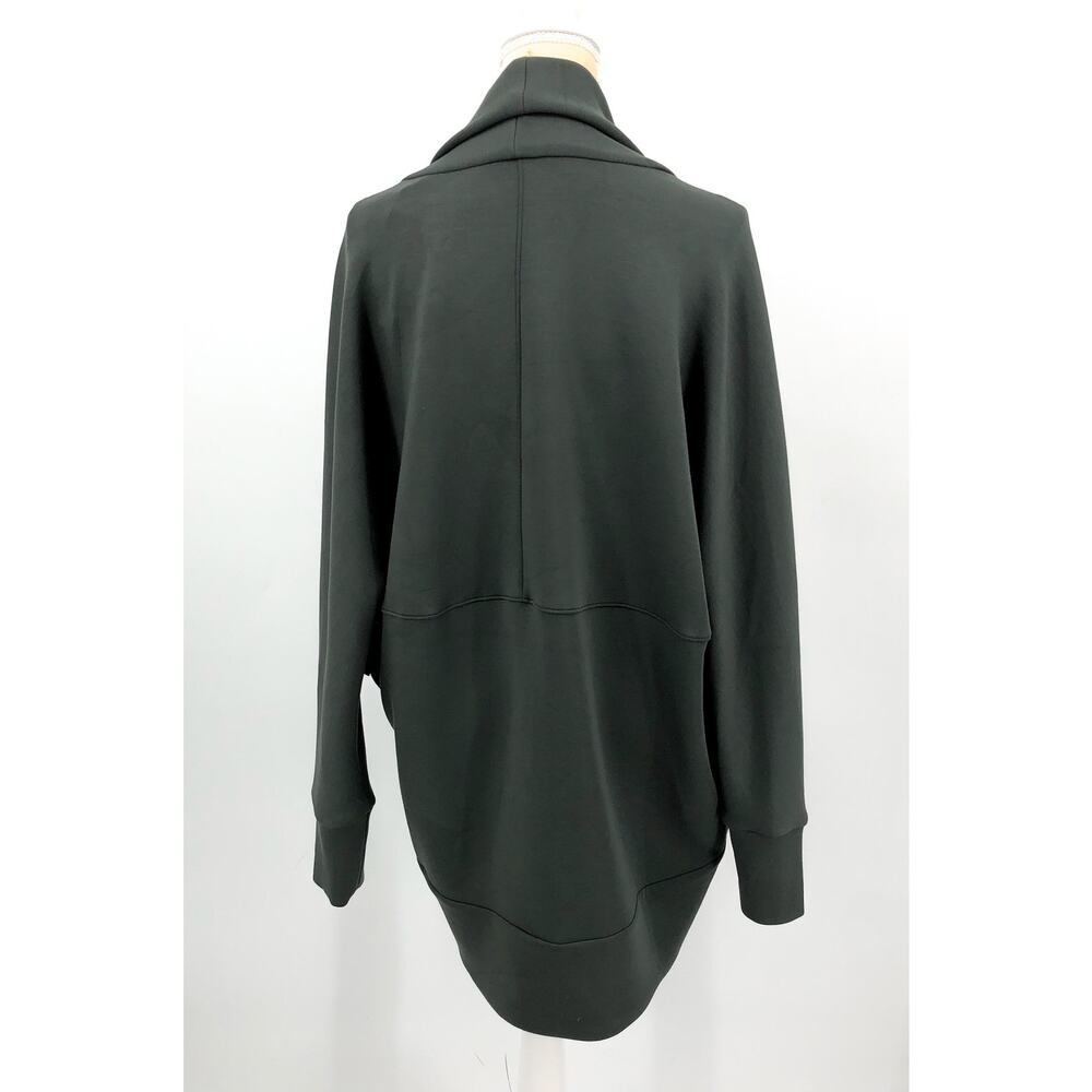 SPANX Womens Air Essentials Cocoon Cardigan Sweater XS Small Green Dark Palm NWT - Picture 8 of 13